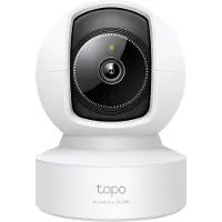 TP-LINK Caméra de surveillance Tapo C222, angle de vue à 360°, connectivité Ethernet/Wi-Fi, résolution 2K (4MP), suivi de mouvement