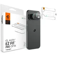 Spigen - (Lot de 2) Verre de protection pour appareil photo Optik.tR EZ Fit Pro - Google Pixel 11 Pro - (2 pcs, Google Pixel 11 Pro), Téléphone portable : film de protection, Transparent, Noir