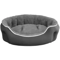 OEM Lit pour chien en métal, couleur argent, 48 x 42 x 16 cm