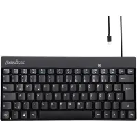 Perixx PERIBOARD-422 DE, Mini clavier USB-C filaire, noir
