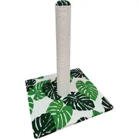 Croci Arbre à gratter Green Leaves, 62 cm de hauteur, pour chats adultes, adapté aux grandes et petites races