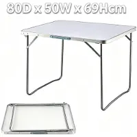 StarTech.com Table de camping pliante - Table d'appoint pliante - Aluminium - 80 x 60 x 69 cm