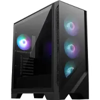 MSI MAG FORGE 321R AIRFLOW unité centrale Midi Tower Noir, Transparent