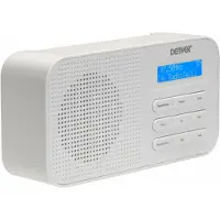 Denver DAB-42 - Tragbares DAB-Radio - 1 Watt - weiß