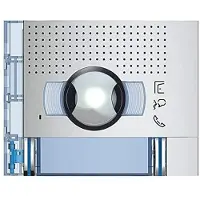 Legrand Façade AV WW, 2 boutons d'appel, tout métal - Module de parole / sonnerie pour platine de rue Gris 3...