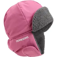 Didriksons Biggles cap 7, bonnet, enfant, rose