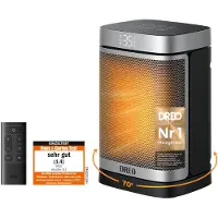 Dreo Radiateur soufflant : chauffage électrique compact de 1500W avec thermostat et oscillation