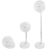 Aktive Actif Ventilateur sur pied pliable 4 vitesses usb Transparent One Size / EU Plug 220V Transparent One Size