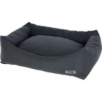 Kerbl Kuschelbett Platin Ortho (Farbe grau, 80 x 60 x 25 cm, waschbar) 80478