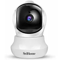 Bagotte Caméra de surveillance sans fil SH020, résolution 720p, 3 W, 5 V, blanche, lot de 4 (première fournée)