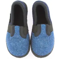 Beck Pantoufle 'Bobby' bleu / bleu nuit