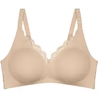 Triumph Amourette, rétrécissement, beige, armatures, couleur unie, peau, femmes