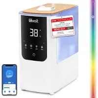 Levoit Smart Humidificateur d'air Chaud Froid Brume max 550 mlh 4 5L - Humidificateur d'air jusqu'à 40 ;Technologie intelligente
