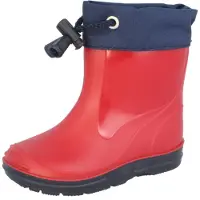 Beck Bottes en caoutchouc rouge / noir