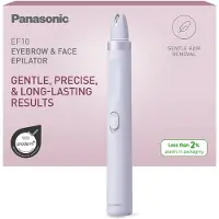 Panasonic ES-EF10, Violet, 1 pince à épiler, Tête, Sous l'oeil, 1 Disques, Batterie