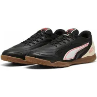 Puma Chaussure de football Truco IV pour hommes, couleur : noir et rouge, taille : 46 EU
