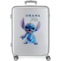 Disney pour fille. 3659421 Valise rigide moyenne 100 Stitch gris (OSFA), Casuel, ABS/Polycarbonate, mode enfantine