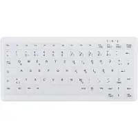 Cherry AK-C4110 Clavier USB QWERTZ Français Blanc (AK-C4110F-U1-W/GE)