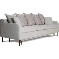AEA Canapé rembourré style campagnard Tissu Canapé-lit Canapé 3+1+1 Nouveau