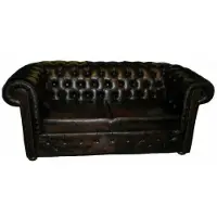AEA Chesterfield 3 Sitzer mit Bettfunktion Sofa Couch Polster Garnitur Couchen