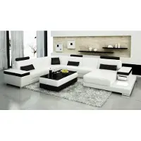 AEA Ledersofa Designer Sofa U-Form Wohnlandschaft Couch Polster Ecksofa Garnitur