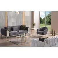 Xl Moebel Gmbh Sofagarnitur 3+1 Sitzer Sessel Garnitur Modern Relax Sessel Möbel Grau