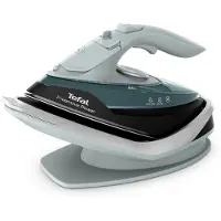Tefal Freemove Power FV6670E0, Fer à repasser à sec & vapeur, 1,9 m, 220 g/min, noir, bleu, gris, 40 g/min, 0,25 l