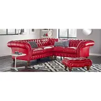Xl Moebel Gmbh Ecksofa Ledersofa Rot Polster Eck Couch Garnitur Sitz Design Chesterfield