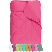 Benza Ibenzoa Couverture d'été légère en microfibre – 135 x 200 cm, rose, environ 270 g, e Öko-Tex Standard 100, régule la température et l'humidité