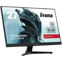 Iiyama G-MASTER Libérez tout votre potentiel de jeu avec le Fast IPS G2770HS Red Eagle