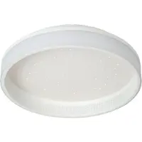 Lucide Plafonnier moderne à effet étoilé, 40 cm, LED 40 W, blanc, rond, ESTREJA