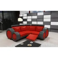 AEA CANAPE EN CUIR COUCH DESIGN ECKSOFA BERLIN SOFA GARNITUR avec USB