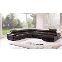 AEA Wohnlandschaft Ecksofa Ledersofa mit USB,Sofa Couch Polster Sitz Eck Garnitur