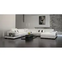 AEA Wohnlandschaft Couch Polster Eck Garnitur Designer Ledersofa Big Sofa 2689C
