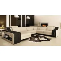 AEA Moderne Wohnlandschaft Polster Ecksofa Sofa Couch Eck Garnitur Textil Sofas +USB