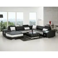 AEA Wohnlandschaft Ecksofa mit USB Ledersofa Sofa Couch Polster Sitz Eck Garnitur