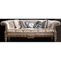 AEA Chesterfield Canapé classique trois places Canapé textile 3 places
