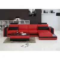 AEA Canapé d'angle en cuir Big XXL U Form Salon Canapé Garniture Nouveau H2211B