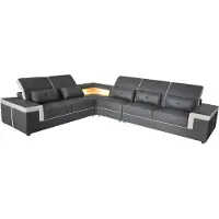 AEA Sofa Eckcouch Polster Wohnzimmer design Ecksofa L-Form Wohnlandschaft USB + LED