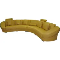 AEA Runde Eck Sofa mit USB Polster XXL Big Rund Couchen Wohnlandschaft U-Form