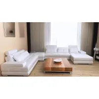 Xl Moebel Gmbh Ecksofa Sofa mit USB Wohnlandschaft Ledersofa XXL Designer Sofas Wolfhagen Weiß