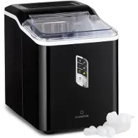 Klarstein Machine a Glacons pour la Maison, Capacité de 1,5L, Fabrique Rapidement Jusqu'à 12kg de Glacons, Machine a Glaces Petits et Grands Glaçons en Forme de Balles, Autonettoyante, Ice Maker