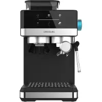 Cecotec Machine à expresso Power Espresso 20 Grind. 1350W, 20 bars, fonction vapeur, pour 2 tasses, écran tactile, broyeur intégré