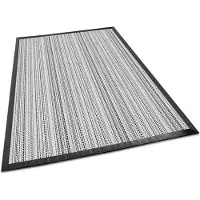Floordirekt Tapis d'extérieur avec bordure en plastique résistant aux intempéries & antidérapant Bologna 70x130 cm