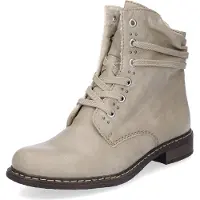 Rieker Chaussures de ville , modèle Kaduna, bottines à lacets, couleur beige, pour un usage quotidien