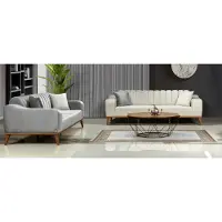 AEA Wohnlandschaft Sofa Sofagarnitur Italienischer Stil Couch Sitzgarnitur 3+3