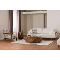 AEA Sofagarnitur 3+1 Sitzer Modern Creme Holzgestell Wohnzimmer Komfort Design