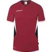 Uhlsport Maillot Equipe 29 à manches courtes - bordeaux/noir/blanc, taille : XXL