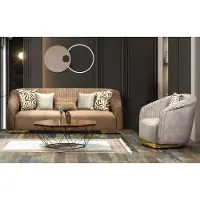 Xl Moebel Gmbh Sofa Couch Garnitur Sitzgruppe Kombination Polster Wohnzimmer Set 3+1 Gold