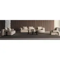 AEA Set für Wohnzimmer 2x Sofa mit Sessel Ästhetik und Komfort